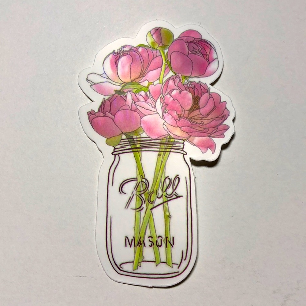 3/$5 of DIFFERENT stickers with this 1 OR make your own bundle NATURE peonies